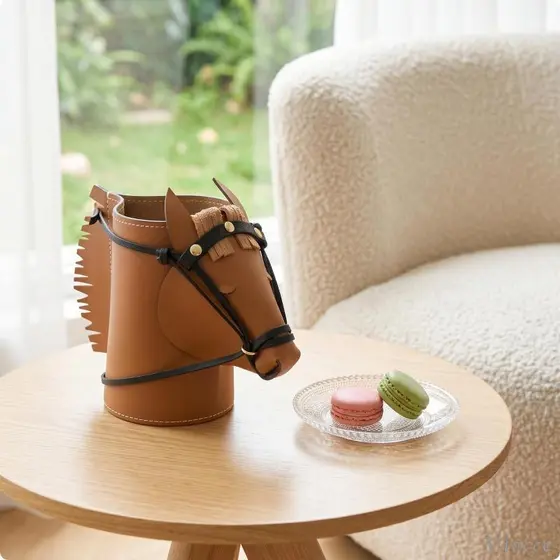 [Viocee] Organizador De Mesa Para Cavalos , Alças De Freio , Juba Elevada , Caixa Organizadora , Decorativa , Armazename