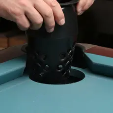 6 Peças De Grande Capacidade Estendida Mesa De Bilhar Bolso Universal Ajuste Cesta De Coleta De Bola Profunda Resistente