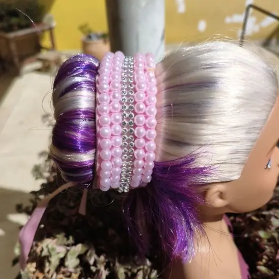 Porta Coque Rosa Sofia -Acessorios  infantil