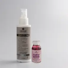 Kit Protetor Térmico Complete One DIHAIR + Ampola Hidratação Relâmpago Chantihair Antifrizz Secador