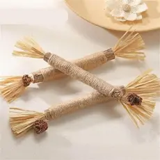 1/2/5 Pçs Brinquedo Para Animais De Estimação Natural Matatabi Pet Gato Lanches Vara Limpeza Dente Catnip Brinquedos