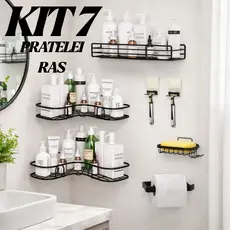 1/2/3/4 Pecas Suporte De Parede Com Adesivo Sabonete Shampoo Condicionador e Cozinha e Lavanderia