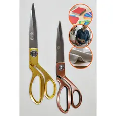 Tesoura de Costura Profissional Super Amolada Grande Para Tecidos Papel Borracha alfaiate Artesanato