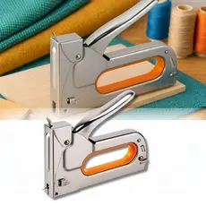 Grampeador Alta Pressão tapeceiro profissional Bestfer 4-8mm Artesanato Pinador Tecido Manual Top  .