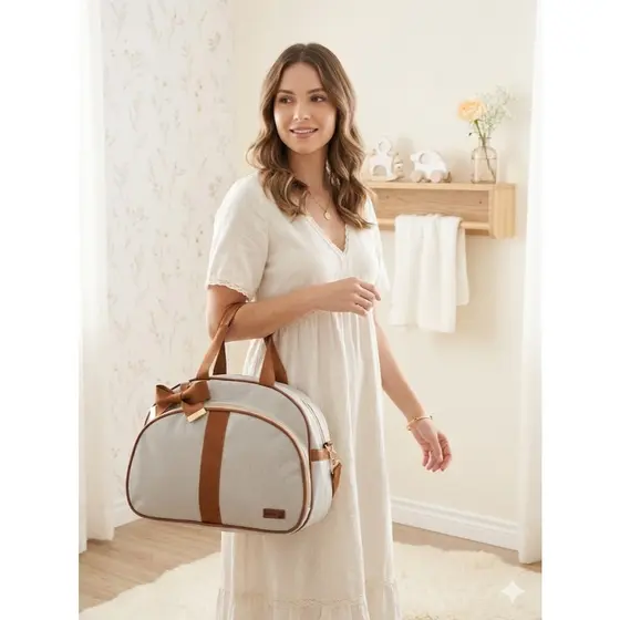 Bolsa Maternidade Bebê | Sacola de Maternidade Espaçosa para Mamãe | Cores variadas