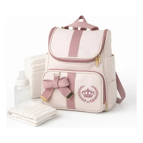 Mochila Maternidade Luxo Impermeável Grande |Bolsa Bebê  Menino /Menina - Cores Variadas