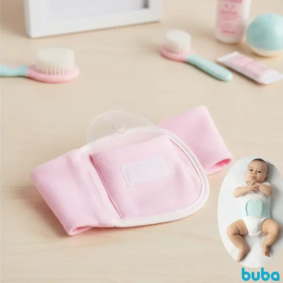 Cinta Térmica para Cólica de Bebê Buba com Bolsa de Gel Quente ou Fria 0m+