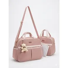 Bolsa Maternidade Saída Kit Mala Bebê Menina Menino 3 Peças -Linha Diária