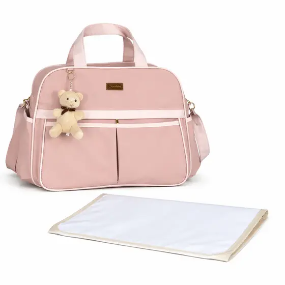 Bolsa Maternidade Luxo Completa com Trocador + Pingente Brinde/ Edição Especial