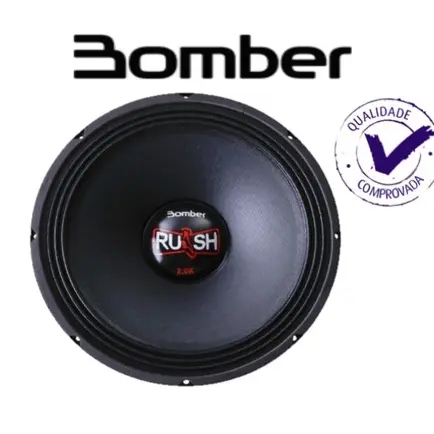 Alto Falante Woofer 15 Polegadas Bomber 1000w Rms 4 Ohms gravão pancadão