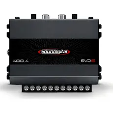Módulo Amplificador Digital Automotivo SD400.4 SounDigital EVO6 400w RMS 4 Ohms Original