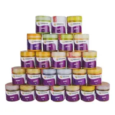Kit Corantes de Vela 7g Pó Saramanil Anilina A Óleo Parafinas barra lentilha gel cera (Várias Cores)