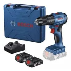Furadeira Parafusadeira Impacto 18v Brushless Gsb 185 Bosch + 2 Baterias 2ah + Carregador + Maleta