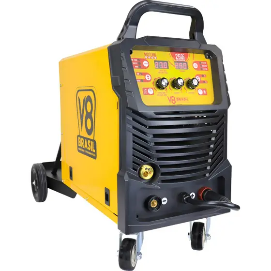 Máquina Solda Inverter Multiprocesso MIG 250i (220V) - V8 Brasil