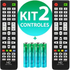 Kit Controle Remoto Compatível Com Tv HQ Led tv32hd 32 39 43