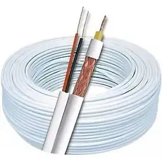 Cabo Coaxial + Bipolar Para Instalações De Câmeras CFTV Condutti 10m a 80m