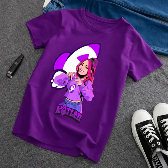 Camiseta Infantil Youtubers Ketlen Emilly Vick Robson Leozin Void | 100% Algodão  novo Lançamento