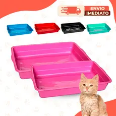 Caixa De Areia Para Gatos Grande Bandeja Higiênica Banheiro de Gato 8L