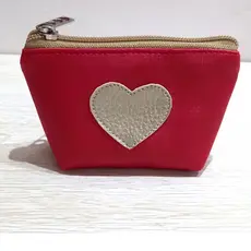 Bolsa Portátil de Moedas e Fones - Sintético com Fechamento zíper - Mini Porta moedas