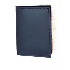 Carteira Porta Cartão Masculina/Feminina Couro Sintético Preta – Compacta e Elegante