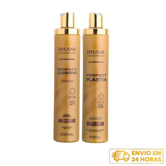 Escova Progressiva Terapia Plastia E Shampoo Anti Residuo