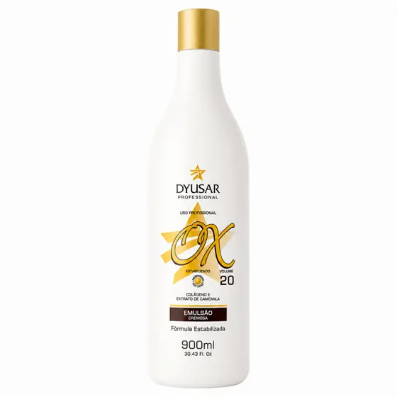 Água Oxigenada Oxidante Estabilizada De 20 Volumes Ox 900ml