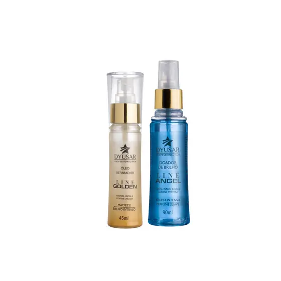 Kit Finalização Com Doador E Óleo Golden Dyusar Cosméticos