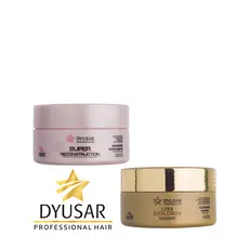 Kit Poderoso Com  Mascaras Super Reconstrução e Line Golden