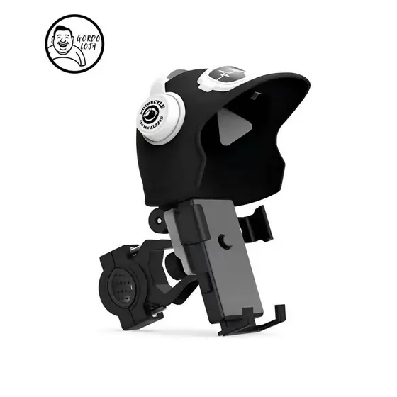 Suporte Para Telefone Celular De Motocicleta Com Capacete Pequeno E Navegação Elétrica De Bicicleta À Prova D'água