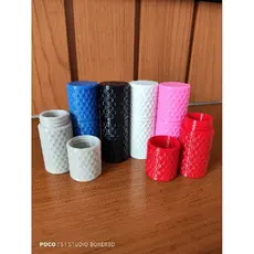 Porta cotonete para viagem, kit 3 peças