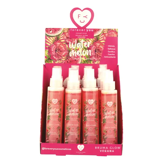 BOX BRUMA GLOW DE MELANCIA FOREVERYOU COSMETICOS