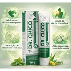 Pomada Dr. Chico Massageadora 150g – Alívio Rápido para Dores e Tensão Muscular