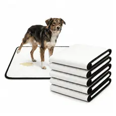 Kit Tapete higiênico lavável reutilizável premium para cães tamanho 60x45cm Alta Absorção sanitário