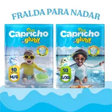 Fralda para Nadar Capricho Gluby Praia Piscina
