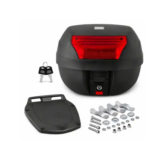 BAU MOTO AUTOPROPELIDO 28L SMARTBOX PROTORK Bp-03 preto vermelho