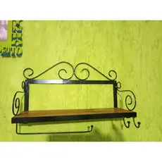 Suporte para Temperos com Ganchos Para Pendurar Pano de Prato Suporte com uma Prateleira PROMOÇÃO