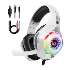 Headset Gamer Profissional Com Microfone Estéreo Led Rgb T&Z GS410