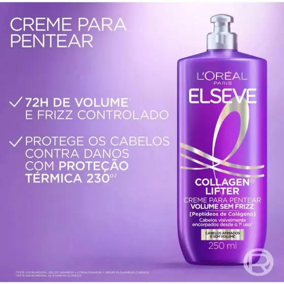 Creme De Pentear Elseve Collagen Lifter 250ml