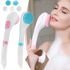 Escova De Banho Elétrica Massageadora Multiuso 5 Em 1 Bommax BM-A515