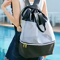 Bolsa Para Praia Piscina Com Compartimento Térmico Com Fechamento Em Cordão Shr