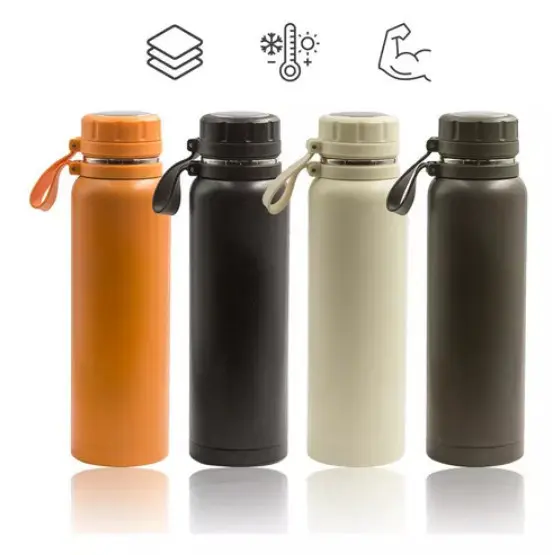 Garrafa Térmica Inox Para Esportes Trilha Capacidade Até 1200ml