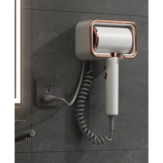 Secador Cabelo De Parede Para Hotel 110v 1200w Potente