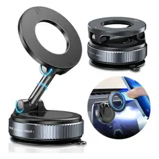 Suporte Magnético Para Celular Rotação 360° Design Dobrável Uso Universal