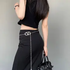 Cinto Feminino Corrente Com Strass - Diversos Modelos