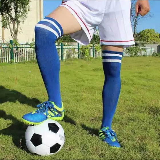 Kit 3 Pares Meia Futebol Esportiva Antiderrapante Tamanho Único Unissex