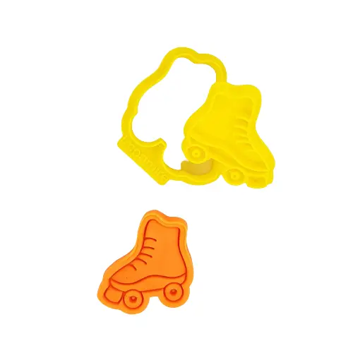 Cortador + Marcador para Biscoito e Pasta Americana Patins