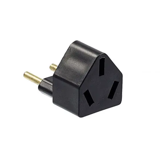 Kit 5 pino adaptador tomada diagonal chato faca p/ carregador celular padrão argentino australiano