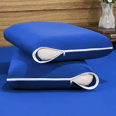 Capas Protetoras de Travesseiro malha gel com zíper par ou avulso, 70X50 Cm