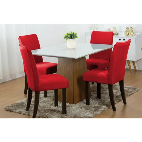 Capa de Cadeira Malha gel Avulsa de mesa de jantar e cozinha com várias cores disponíveis