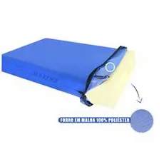 Capa para Colchão Berço Impermeável 100% Poliéster Cor Azul